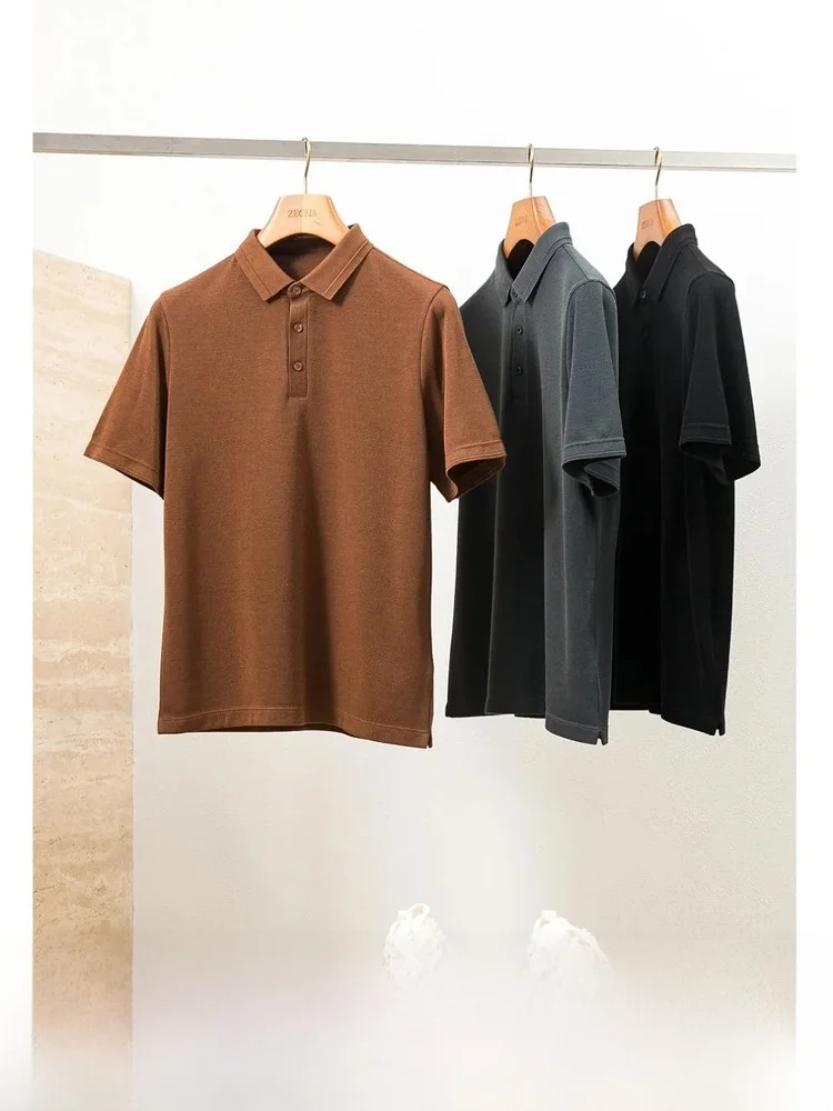 Ele Italian Sle Мужская ort Sve irt Шерстяная смесь шелка Осень Зима Лицелевое волокно Повседневная одежда Удобное дышащее...
Ele Italian Sle Мужская ort Sve irt Шерстяная смесь шелка Осень Зима Лицелевое волокно Повседневная одежда Удобное дышащее...