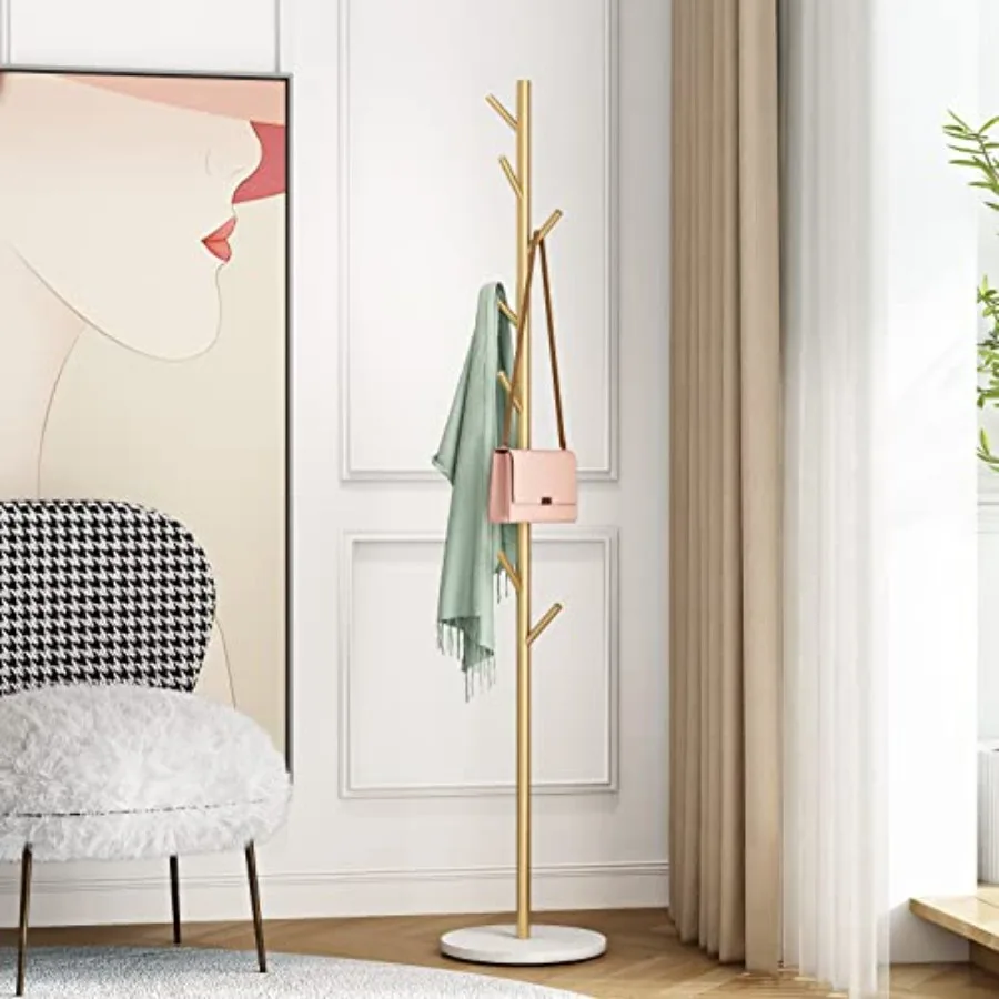 Gold Coat Racks Metal Coat Rack Freestanding with Hooks Entryway Coat Rack Stand Coat Racks with Marble Base Coat Tree for Hang
Gold Coat Racks Metal Coat Rack Freestanding with Hooks Entryway Coat Rack Stand Coat Racks with Marble Base Coat Tree for Hang