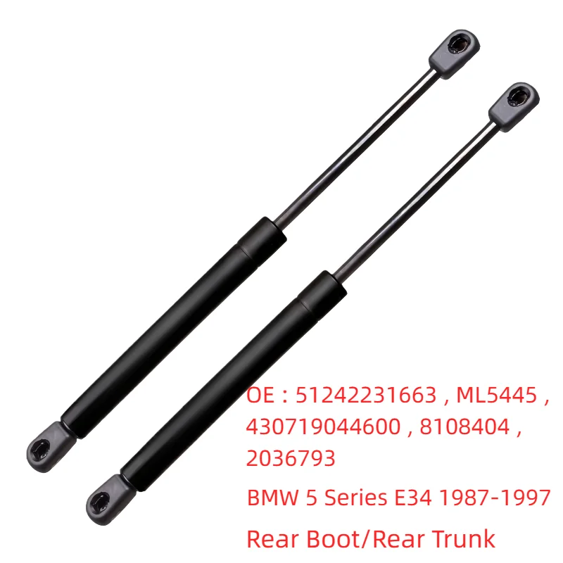 2Pcs Rear Boot Shock Gas Spring Lift Support Prop 51242231663 127379 For BMW 5 Series E34 1987 - 1997 Saloon Trunk Damper Struts
2Pcs Rear Boot Shock Gas Spring Lift Support Prop 51242231663 127379 For BMW 5 Series E34 1987 - 1997 Saloon Trunk Damper Struts