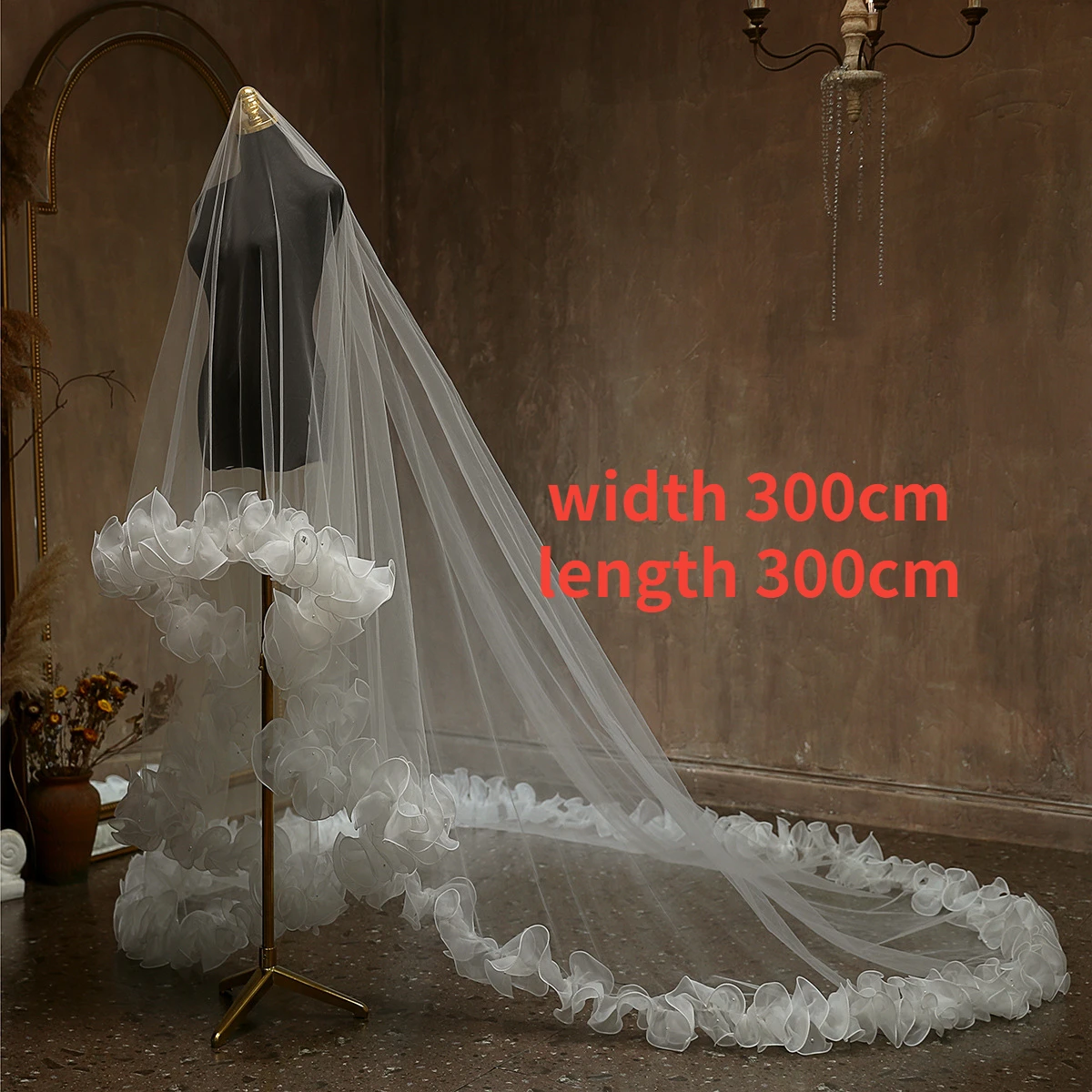 Luxury Long Bridal Lace Wedding Veils For Brides Evening Dinner Party Dress Women Girl Gifts Hair Accessories Jewelry
Luxury Long Bridal Lace Wedding Veils For Brides Evening Dinner Party Dress Women Girl Gifts Hair Accessories Jewelry