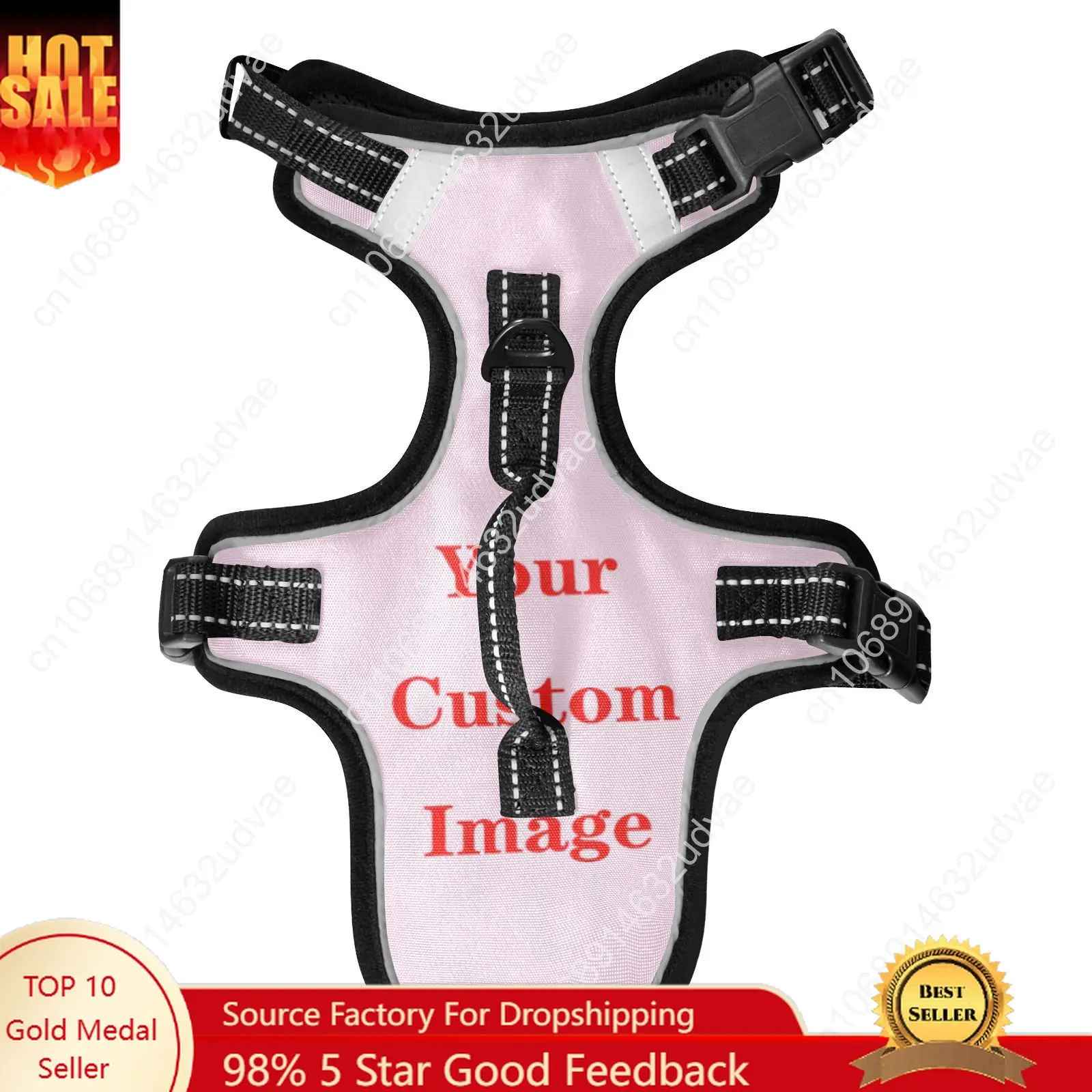 Custom Front Nylon Dog Cat Harness No Pull Vest Adjustable Safety Harness For Dog Small Large Running Training French Bulldog
Custom Front Nylon Dog Cat Harness No Pull Vest Adjustable Safety Harness For Dog Small Large Running Training French Bulldog