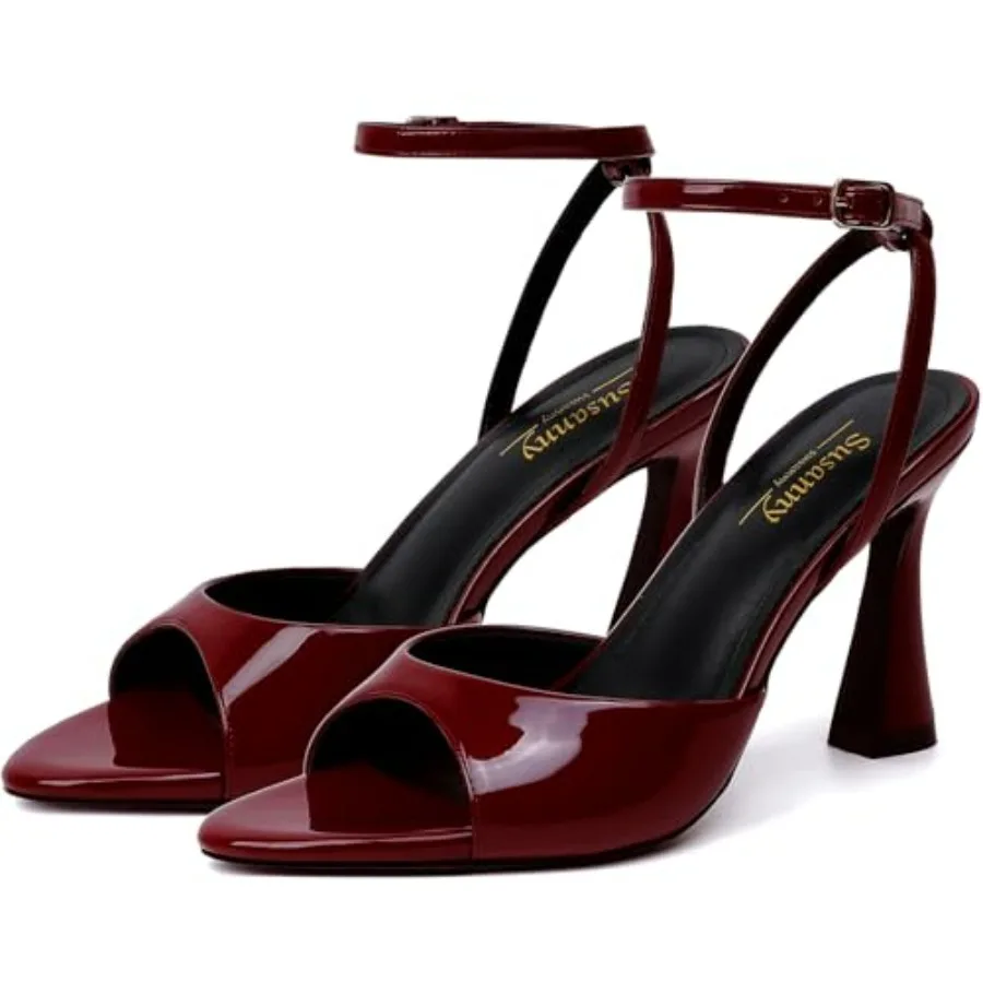Susanny High Heels for Women Pointed Open Toe Strappy Chunky Block Heels Ankle Strap Stiletto Kitten Heeled Sandals Wedding Bri
Susanny High Heels for Women Pointed Open Toe Strappy Chunky Block Heels Ankle Strap Stiletto Kitten Heeled Sandals Wedding Bri