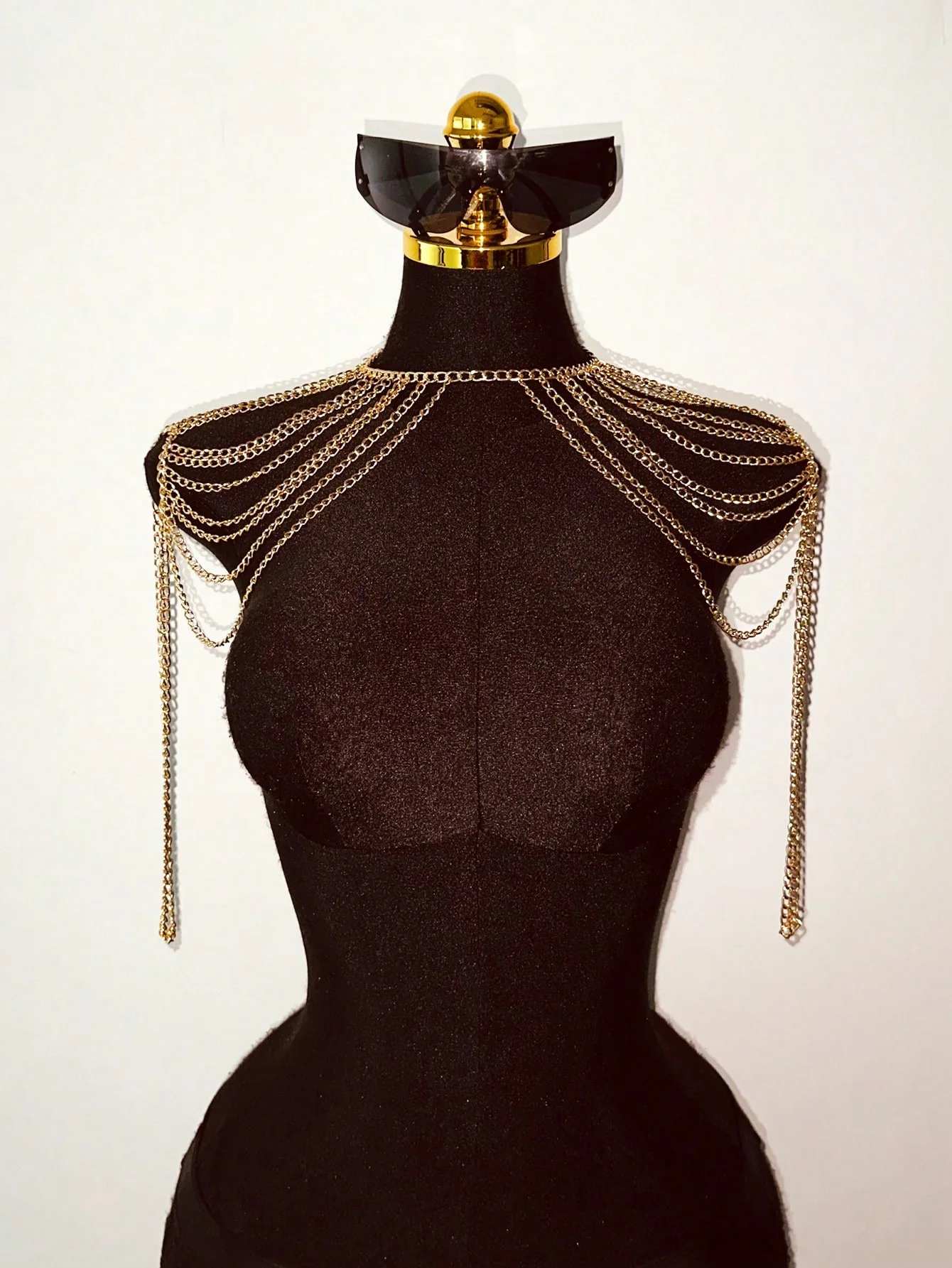 Gold Rhinestone Body Chain Shoulder Necklace For Women Sparkle Tassel Shawl Collar Chest Chain Wedding Party Festival Jewelry
Gold Rhinestone Body Chain Shoulder Necklace For Women Sparkle Tassel Shawl Collar Chest Chain Wedding Party Festival Jewelry