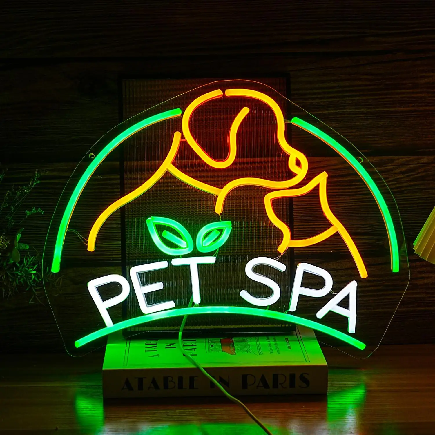 Pet SPA Neon Sign Dog And Cat Dimmable LED Neon Light for Pet Shop Pet Beauty Salon Pet Grooming Home Decor Signboard Light Gift
Pet SPA Neon Sign Dog And Cat Dimmable LED Neon Light for Pet Shop Pet Beauty Salon Pet Grooming Home Decor Signboard Light Gift