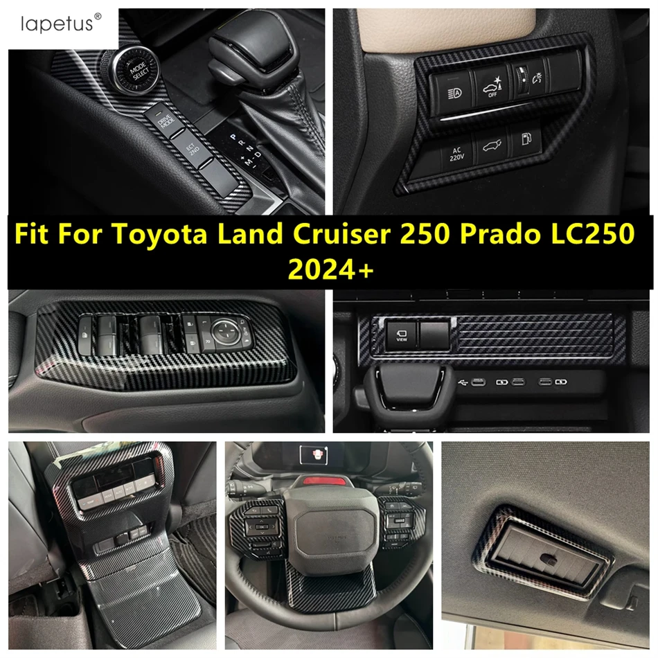 Window Lift / Steering Wheel / Head Light / Mode Adjust Cover Trim Accessories For Toyota Land Cruiser Prado 250 LC250 2024 2025
Window Lift / Steering Wheel / Head Light / Mode Adjust Cover Trim Accessories For Toyota Land Cruiser Prado 250 LC250 2024 2025