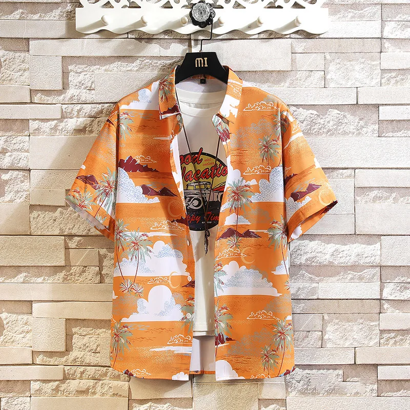 Casual Short Sleeve Blouse Men's Streetwear Fashion Shirt Streetdress Hombre Male Clothing Summer Camisa Men's Shirts New Youth
Casual Short Sleeve Blouse Men's Streetwear Fashion Shirt Streetdress Hombre Male Clothing Summer Camisa Men's Shirts New Youth