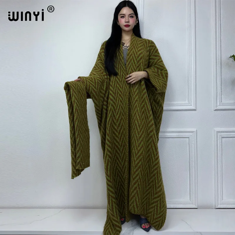 WINYI woman Winter Knitted cardigan Loose Christmas Fashion hipster party luxury dress Thick Warm Female jacket kaftan long coat
WINYI woman Winter Knitted cardigan Loose Christmas Fashion hipster party luxury dress Thick Warm Female jacket kaftan long coat