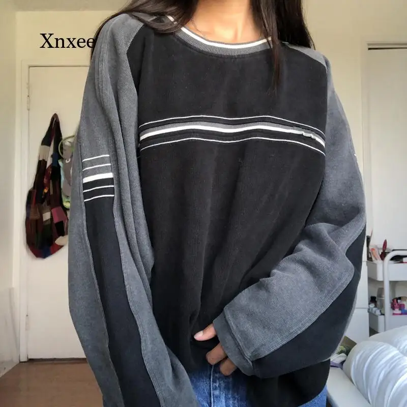 Autumn and winter women's contrast color stitching plaid sweater Harajuku Korean casual long-sleeved new pullover
Autumn and winter women's contrast color stitching plaid sweater Harajuku Korean casual long-sleeved new pullover