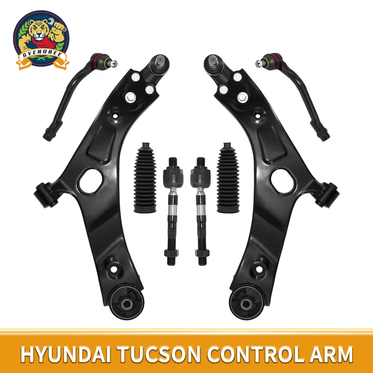 Svenubee Front Lower Control Arm with Ball Joints Suspension 8Pcs Sets for Hyundai Tucson Kia Sportage 2010 2011 2012 2013
Svenubee Front Lower Control Arm with Ball Joints Suspension 8Pcs Sets for Hyundai Tucson Kia Sportage 2010 2011 2012 2013