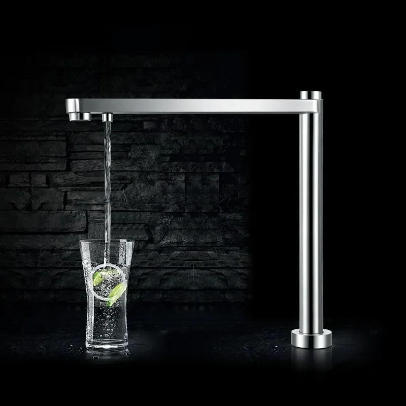 304 Stainless Steel Kitchen Faucet with Hot And Cold Water Invisible Lifting Folding Three-in-One Tap with Water Filter
304 Stainless Steel Kitchen Faucet with Hot And Cold Water Invisible Lifting Folding Three-in-One Tap with Water Filter