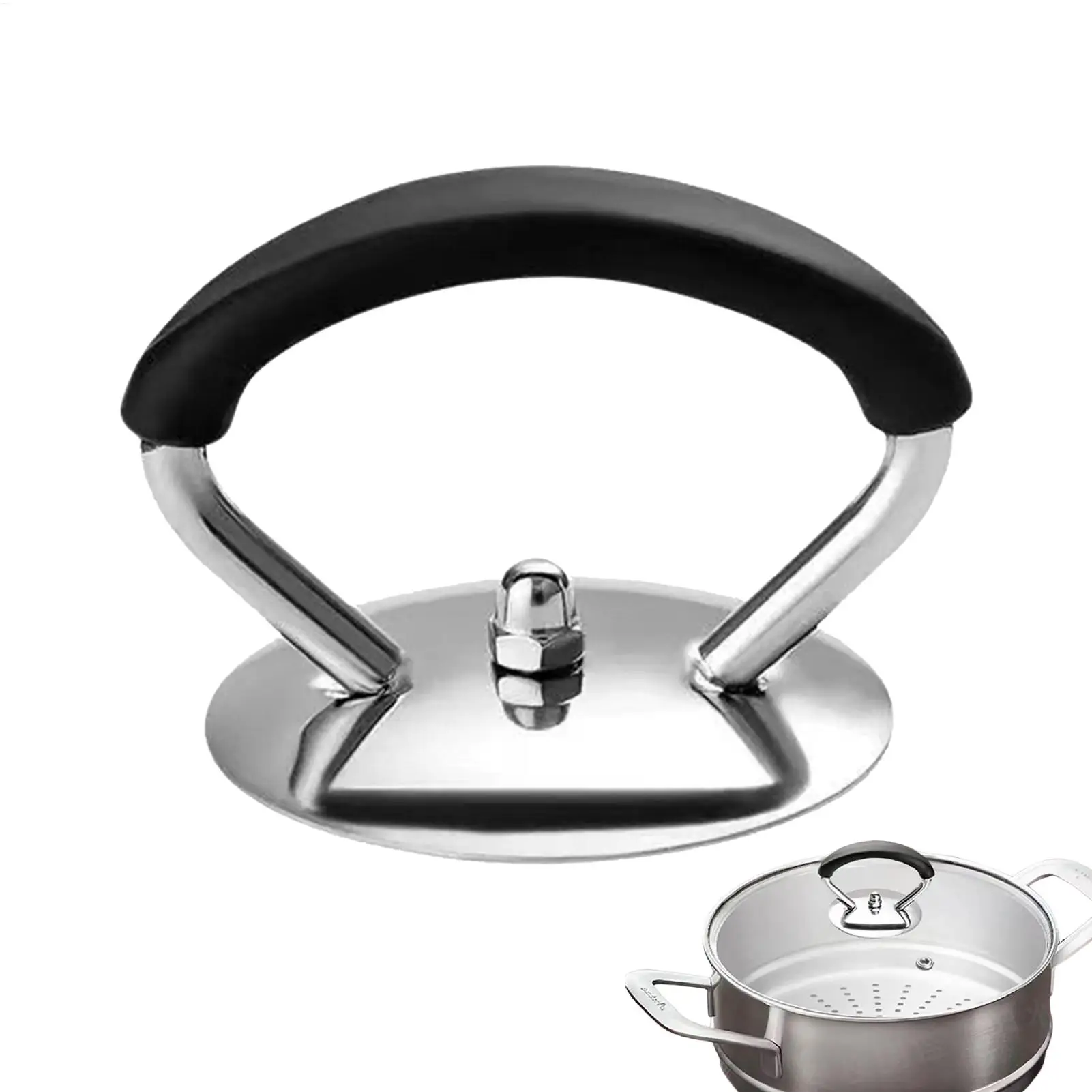 Stainless Steel Pot Lid Handle Universal Kitchen Pan Lid Handle Knob Replacement Accessories Cookware Cover Hardware
Stainless Steel Pot Lid Handle Universal Kitchen Pan Lid Handle Knob Replacement Accessories Cookware Cover Hardware