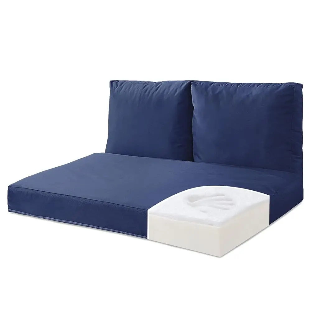 Outdoor Loveseat Cushions, Waterproof & Fade Resistant Replacement Patio Furniture Cushions, 1 Memory Foam Bench Cushion And 2
Outdoor Loveseat Cushions, Waterproof & Fade Resistant Replacement Patio Furniture Cushions, 1 Memory Foam Bench Cushion And 2
