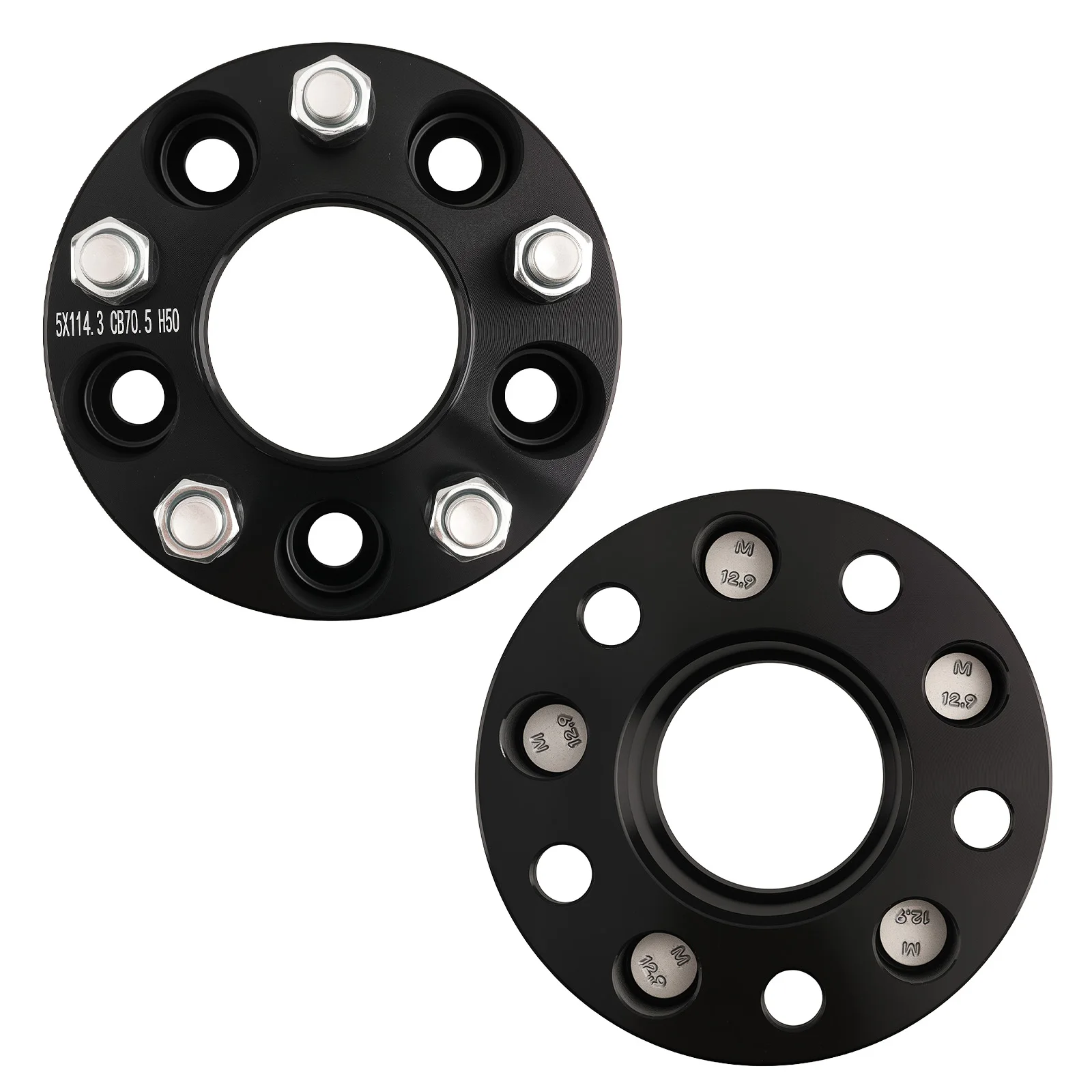 Pair 2" Billet Aluminum Wheel Spacers for Ford Edge Explorer 5x114.3mm 70.5mm
Pair 2" Billet Aluminum Wheel Spacers for Ford Edge Explorer 5x114.3mm 70.5mm