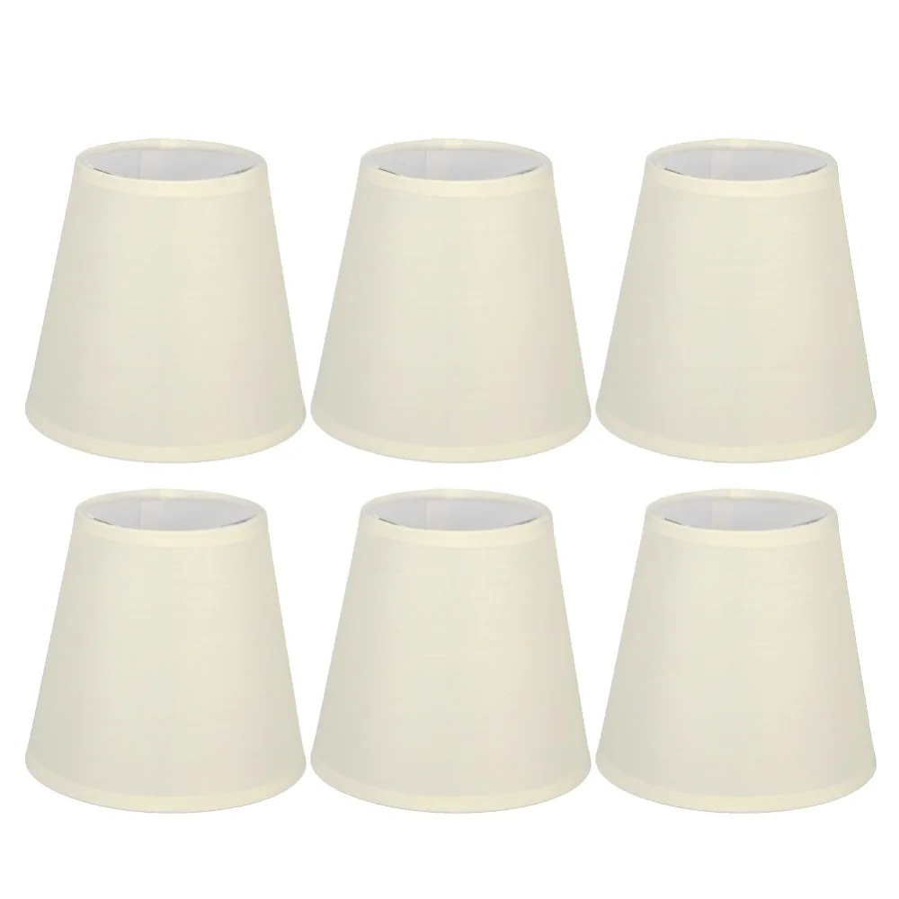 6PCS Beige/Pearl White/Flaxen Fabric Lamp Shade Clip On Design Fabric Lamp Shade Replacement Lightweight Cloth Lamp Shade
6PCS Beige/Pearl White/Flaxen Fabric Lamp Shade Clip On Design Fabric Lamp Shade Replacement Lightweight Cloth Lamp Shade