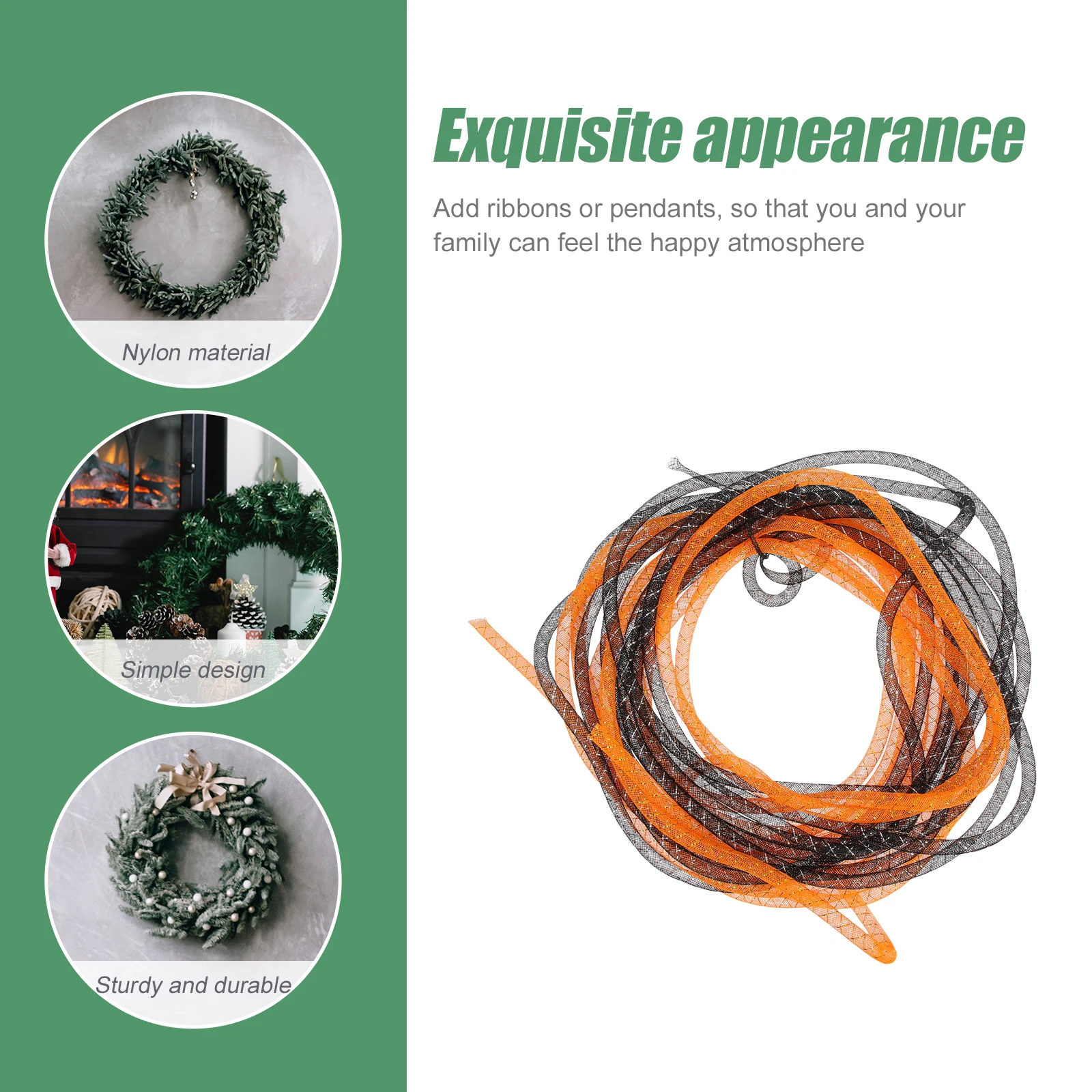 4 Strips Webmaster Wreath DIY Mesh Tubes Decoration Party Halloween Craft Premium Quality Home Festival Banquet Holiday
4 Strips Webmaster Wreath DIY Mesh Tubes Decoration Party Halloween Craft Premium Quality Home Festival Banquet Holiday