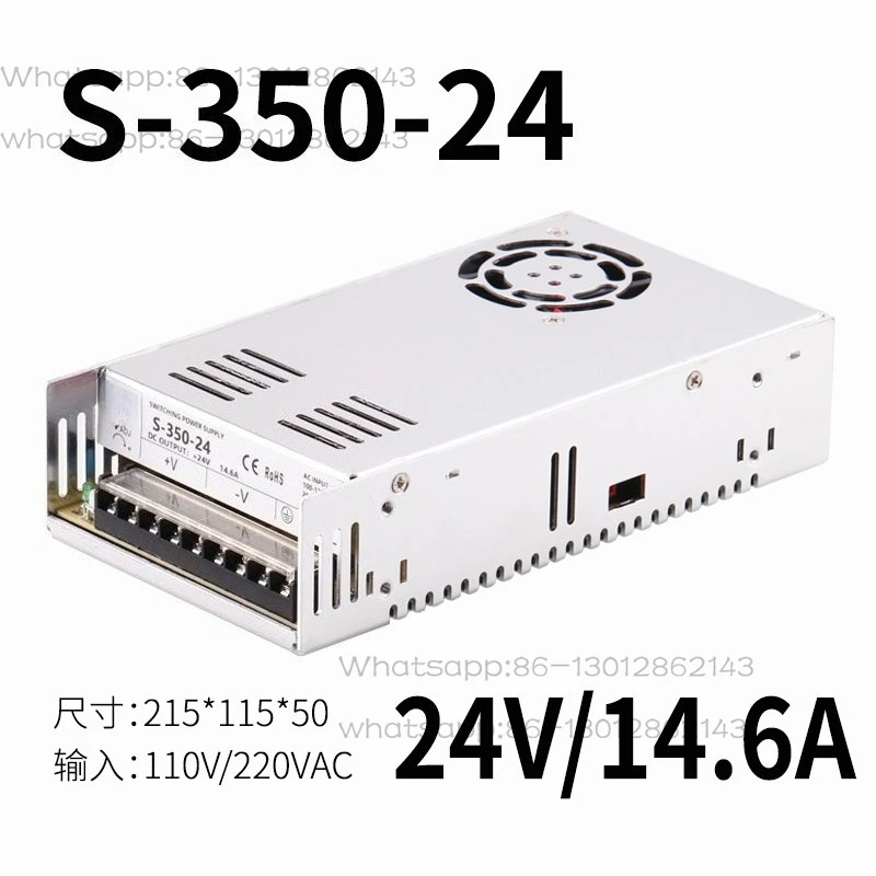 DC transformer NES/LRS-350W-24V14.6A ultra-thin switching power supply 5V12V27V36V48V70V
DC transformer NES/LRS-350W-24V14.6A ultra-thin switching power supply 5V12V27V36V48V70V