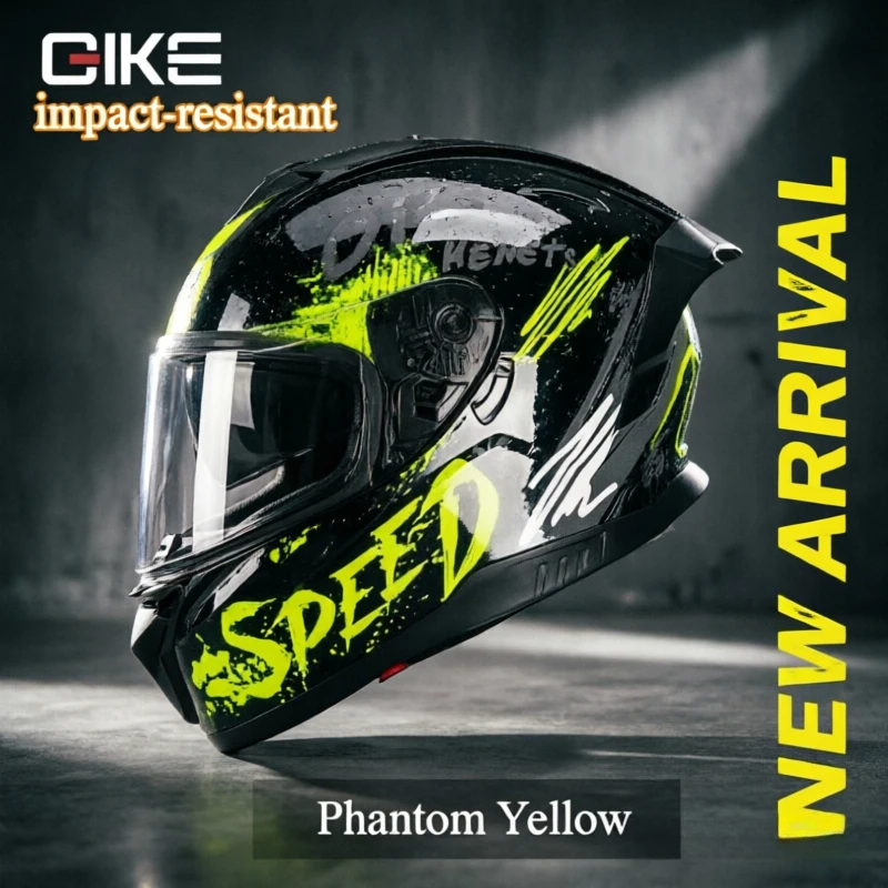 Genuine QIKE Full-Face Motorcycle Helmet, Compatible with Both Electric Scooters and Motorcycles All Year Round
Genuine QIKE Full-Face Motorcycle Helmet, Compatible with Both Electric Scooters and Motorcycles All Year Round