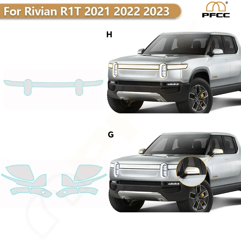 Headlight Rearview TPU Paint Protective Film For Rivian R1T 2021 2022 2023 Pre-cut PPF Clear Bra Anti-scratch Invisible Cover
Headlight Rearview TPU Paint Protective Film For Rivian R1T 2021 2022 2023 Pre-cut PPF Clear Bra Anti-scratch Invisible Cover