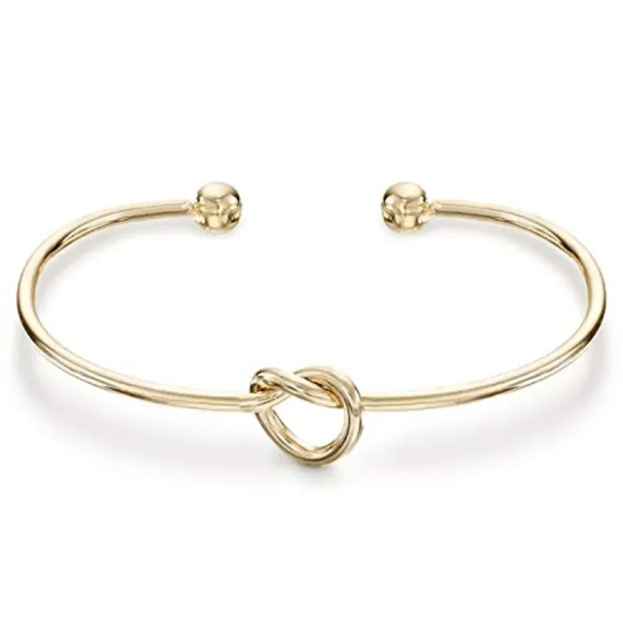 14K Gold Plated Forever Love Knot Infinity Bangle Bracelets for Women Gold Bangle Bracelet for Women
14K Gold Plated Forever Love Knot Infinity Bangle Bracelets for Women Gold Bangle Bracelet for Women