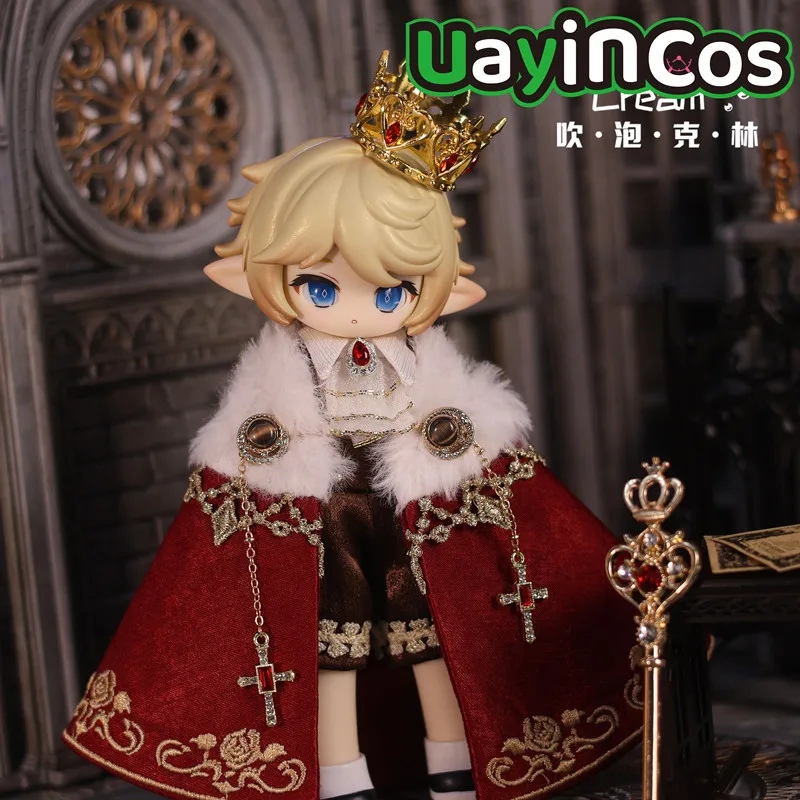 In Stock 1/12 1/8 BJD Doll Clothes Palace King Red Crown Cloak Gem Metal Chain Clothing Costume Suit Doll Accessories Anime Game
In Stock 1/12 1/8 BJD Doll Clothes Palace King Red Crown Cloak Gem Metal Chain Clothing Costume Suit Doll Accessories Anime Game