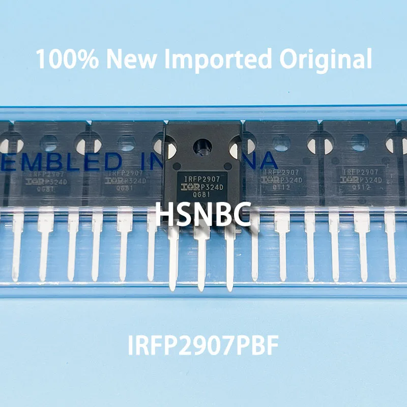 10Pcs/Lot IRFP2907PBF IRFP2907 TO-247 75V 209A MOSFET N-channel Power Transistor 100% New Imported Original
10Pcs/Lot IRFP2907PBF IRFP2907 TO-247 75V 209A MOSFET N-channel Power Transistor 100% New Imported Original