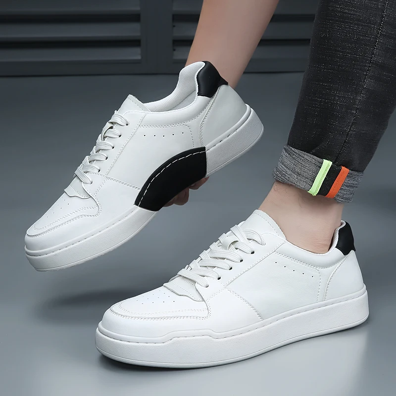 DIMANYU Men's Casual Shoes 2026 Spring New Genuine Leather Lace-up Sneakers Men's Flat Non-slip Men's Skate Shoes
DIMANYU Men's Casual Shoes 2026 Spring New Genuine Leather Lace-up Sneakers Men's Flat Non-slip Men's Skate Shoes