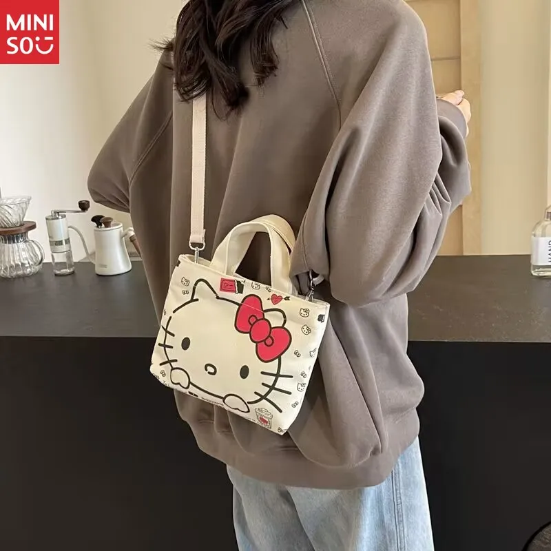 Miniso Korean Style Hello Kitty Crossbody Bag, Fashion Shoulder Handbag for Casual Commute
Miniso Korean Style Hello Kitty Crossbody Bag, Fashion Shoulder Handbag for Casual Commute