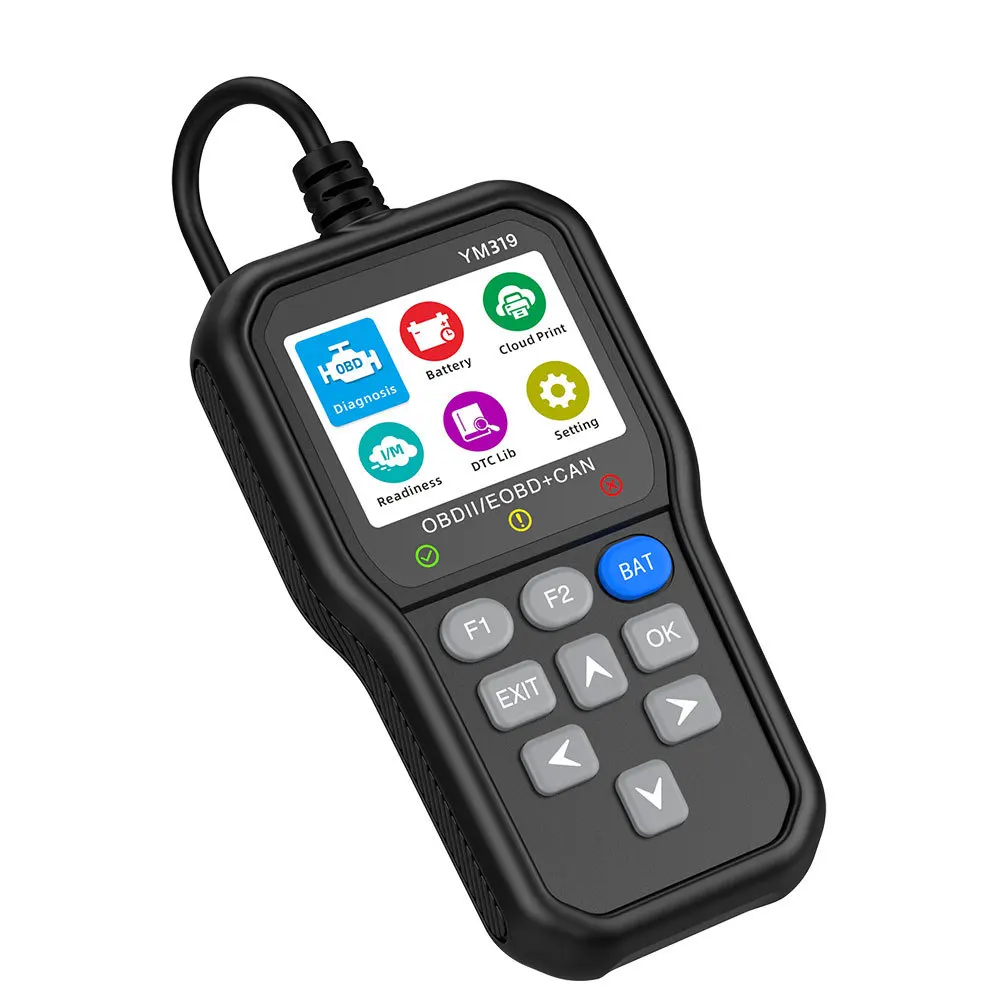2025 YM319 Car Diagnostic Tool Battery Tester OBD2 Scanner Read Vehicle Information Check Engine System Multi-language Auto Tool
2025 YM319 Car Diagnostic Tool Battery Tester OBD2 Scanner Read Vehicle Information Check Engine System Multi-language Auto Tool