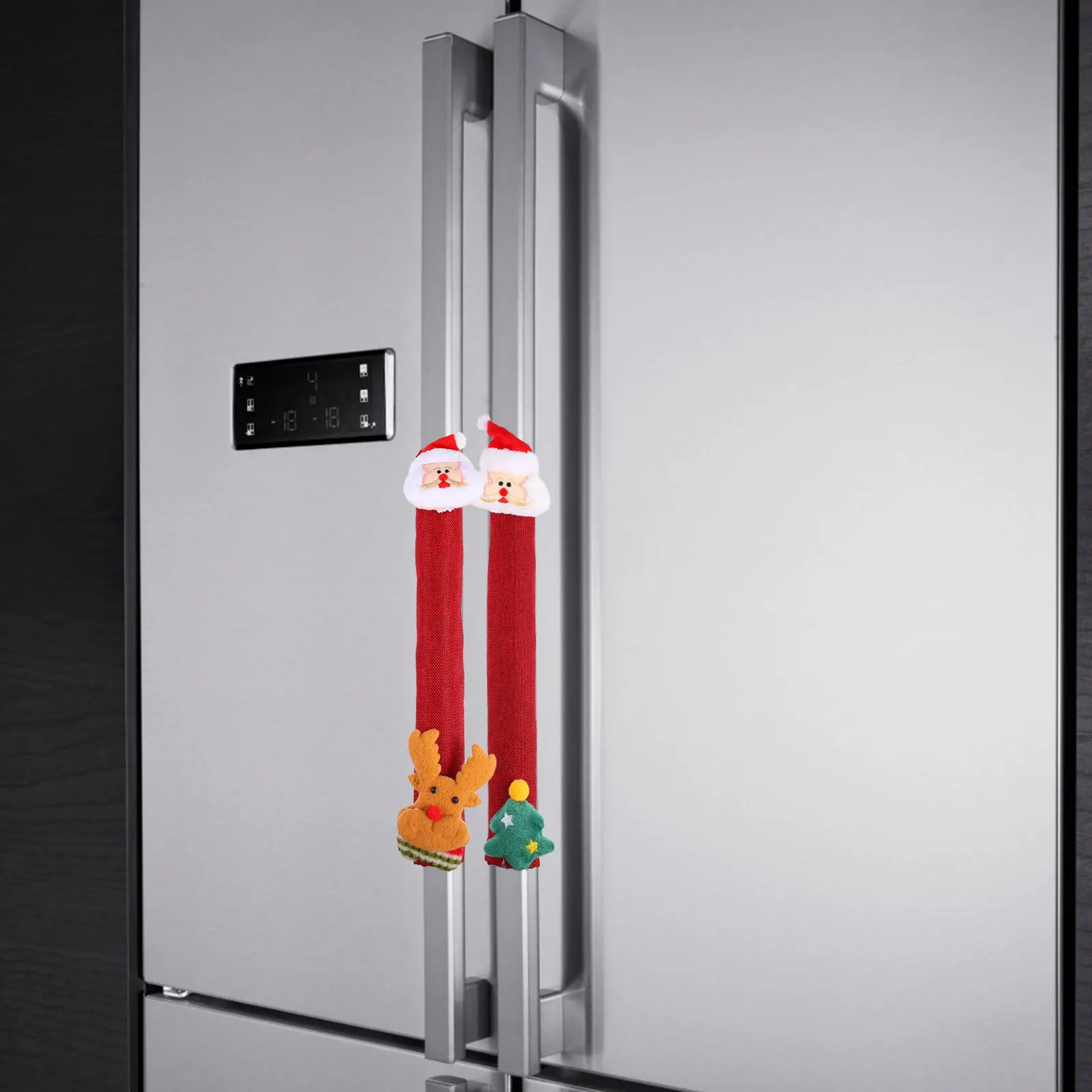 Набор из 5 чехлов для ручек холодильника с праздничным дизайном для защиты ручек духовки, микроволновки и морозильной камеры
Набор из 5 чехлов для ручек холодильника с праздничным дизайном для защиты ручек духовки, микроволновки и морозильной камеры