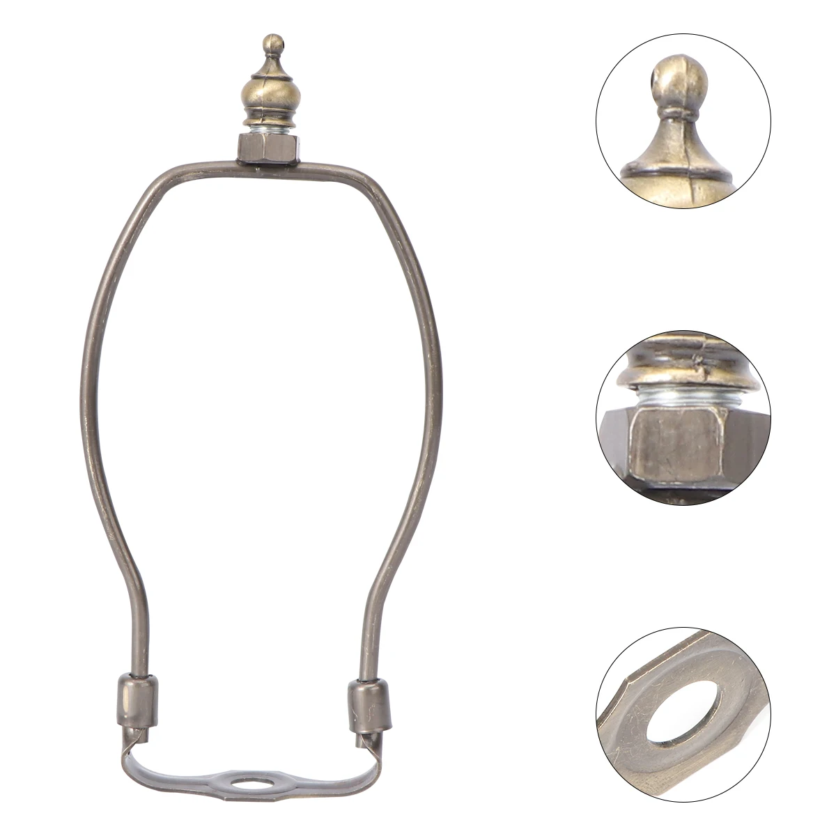 1pc Metal Horn Lamp Bracket Frame Portable Lampshade Holder Decorative Lamp Harp 7 Inch Bronze Light Fixture
1pc Metal Horn Lamp Bracket Frame Portable Lampshade Holder Decorative Lamp Harp 7 Inch Bronze Light Fixture