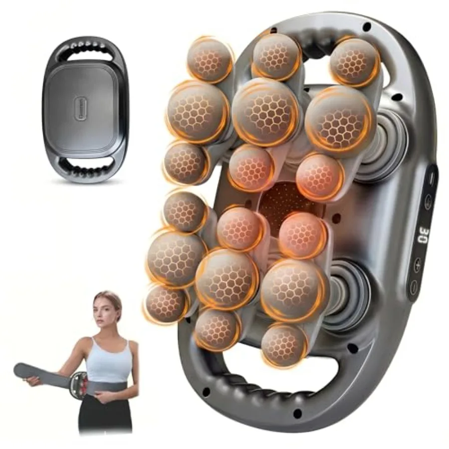 18-Head Massage Gun Set Deep Tissue Percussion Massager with 9 Smart Modes 30 Speed Levels Quiet Handheld Muscle Massager for B
18-Head Massage Gun Set Deep Tissue Percussion Massager with 9 Smart Modes 30 Speed Levels Quiet Handheld Muscle Massager for B