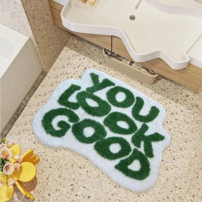 Fluffy Tufted Letter Floor Mat Area Carpet Antislip Korean Irregular Lounge Rug Bedroom Chair Foot Pad Decor Simple Home Decor
Fluffy Tufted Letter Floor Mat Area Carpet Antislip Korean Irregular Lounge Rug Bedroom Chair Foot Pad Decor Simple Home Decor