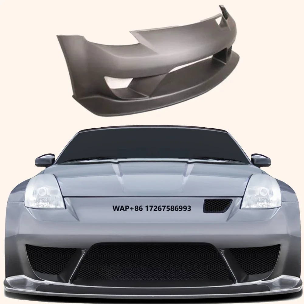 For 2003-08 Z33 350Z VTX Style Fiberglass FRP Unpaint Front Bumper Body
For 2003-08 Z33 350Z VTX Style Fiberglass FRP Unpaint Front Bumper Body