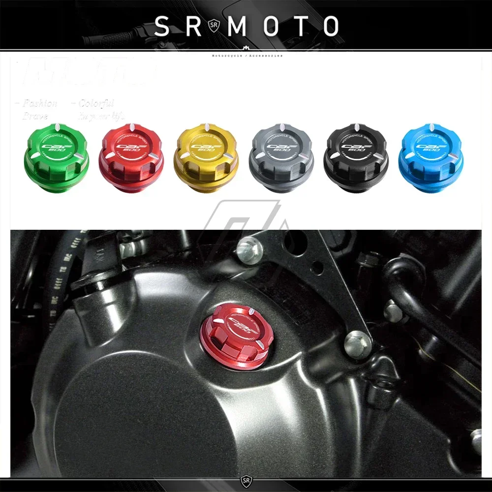 Motorcycle Engine Oil Cap Bolt Screw Filler Cover Case for Honda CBF600 CBF600S From 2004
Motorcycle Engine Oil Cap Bolt Screw Filler Cover Case for Honda CBF600 CBF600S From 2004