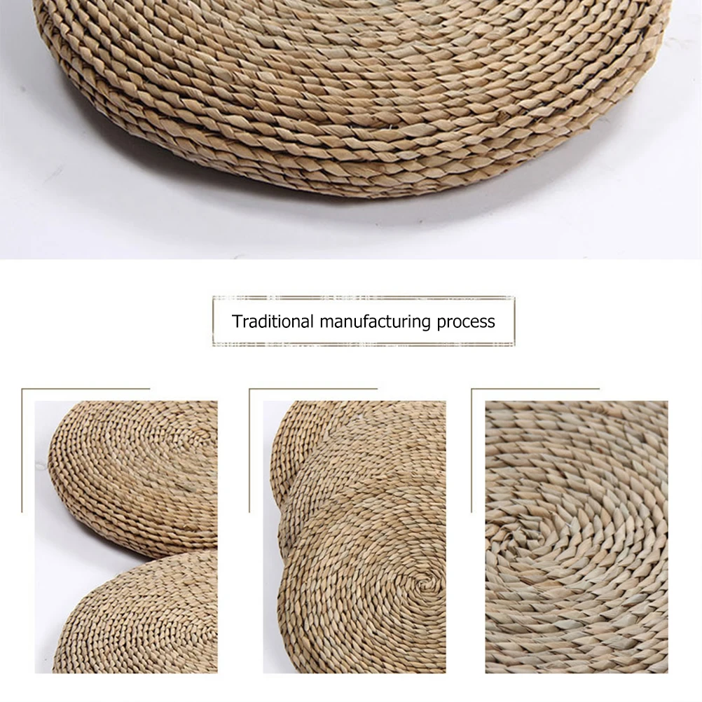 Straw Weaving Cushion Hand woven Yoga Meditating Worship Round Straw Weave Sitting Cushion High Quality Cotton Filling
Straw Weaving Cushion Hand woven Yoga Meditating Worship Round Straw Weave Sitting Cushion High Quality Cotton Filling