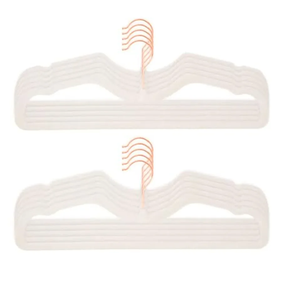 Velvet Hangers 50 Pack Ultra Slim and Short Neck Hanger 360 Swivel Hook Space Saving Durable Non-Slip Felt Hangers
Velvet Hangers 50 Pack Ultra Slim and Short Neck Hanger 360 Swivel Hook Space Saving Durable Non-Slip Felt Hangers