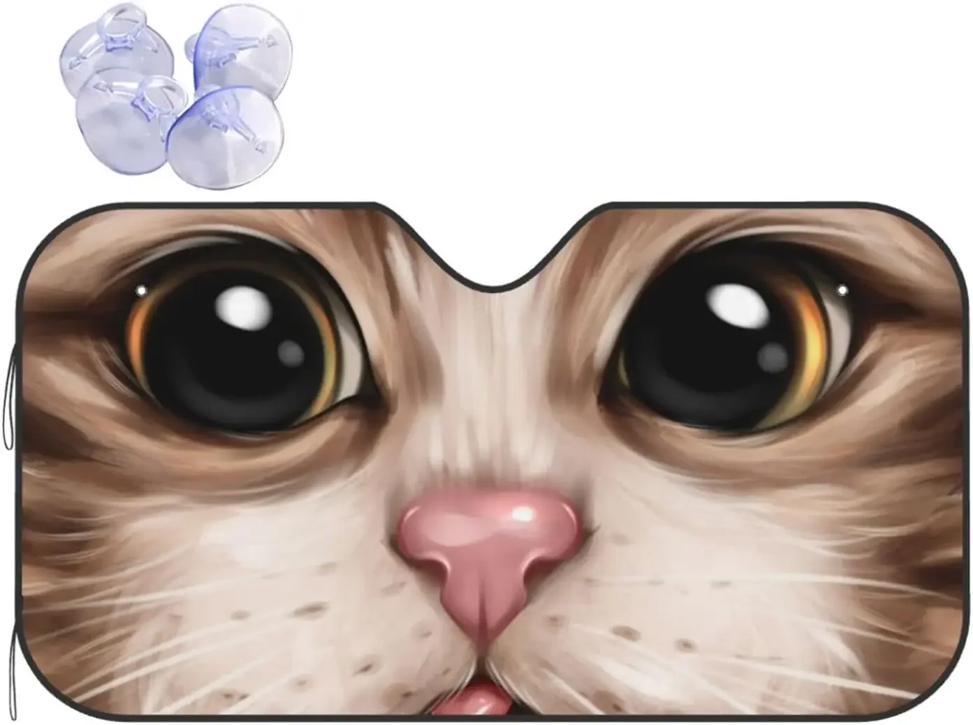 Cat Car Sun Shade Windshield Block Uv Rays Keep Your Vehicle Cool Front Window Shield Visor Cover Foldable for Car SUV Truck
Cat Car Sun Shade Windshield Block Uv Rays Keep Your Vehicle Cool Front Window Shield Visor Cover Foldable for Car SUV Truck