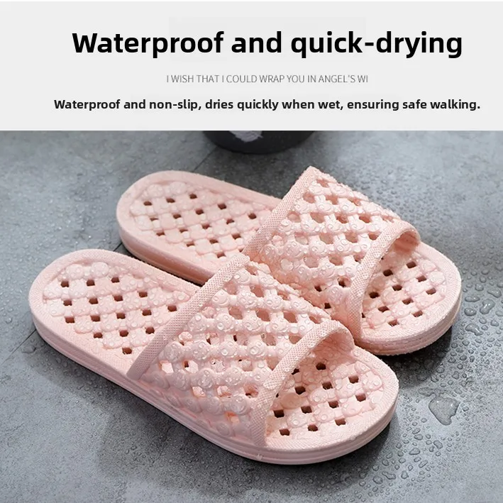 Bathroom Slippers Summer Home Indoor Waterproof Thick Bottom Men Women Couples Home Hotel Cold Slippers Casual Slippers
Bathroom Slippers Summer Home Indoor Waterproof Thick Bottom Men Women Couples Home Hotel Cold Slippers Casual Slippers