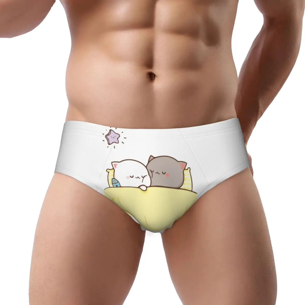 Custom Mens Peach And Goma Mochi Cat Sleeping Men Brief Panties Male Comfort Underwear Underpants
Custom Mens Peach And Goma Mochi Cat Sleeping Men Brief Panties Male Comfort Underwear Underpants