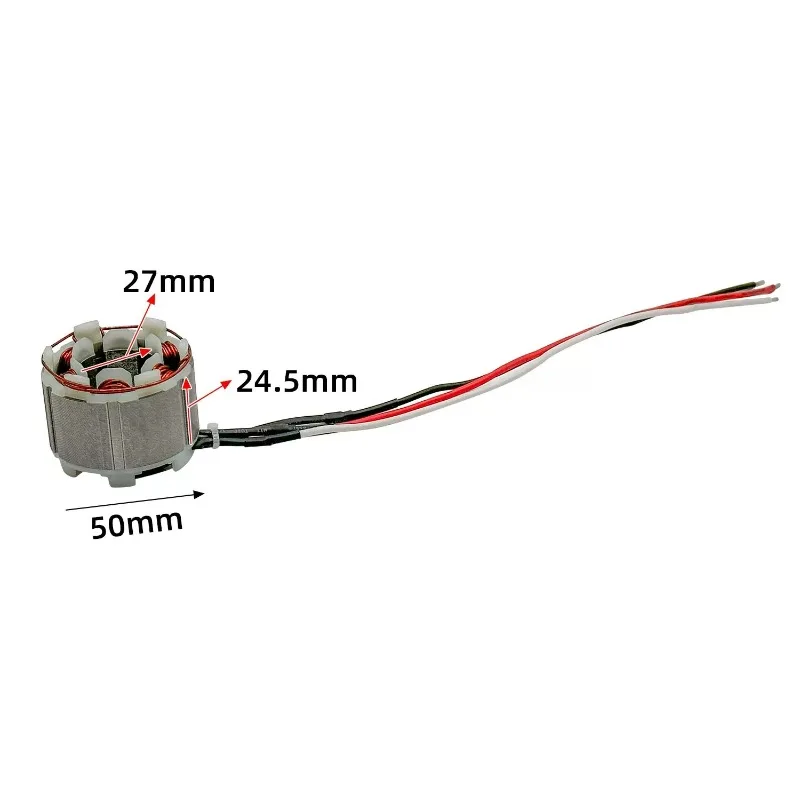 Brushless Wrench Stator Coil 5025, Angle Grinder Stator Lithium Battery Brushless Chain Saw Stator 02994
Brushless Wrench Stator Coil 5025, Angle Grinder Stator Lithium Battery Brushless Chain Saw Stator 02994