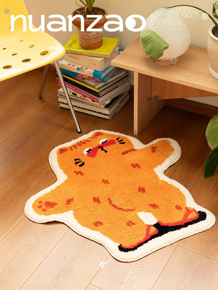 Warm Aae×Orange Puff Collaborative Home Use Foot Mat Bedroom Decorative Floor Rug Cartoon Anime Pattern hine Woven
Warm Aae×Orange Puff Collaborative Home Use Foot Mat Bedroom Decorative Floor Rug Cartoon Anime Pattern hine Woven