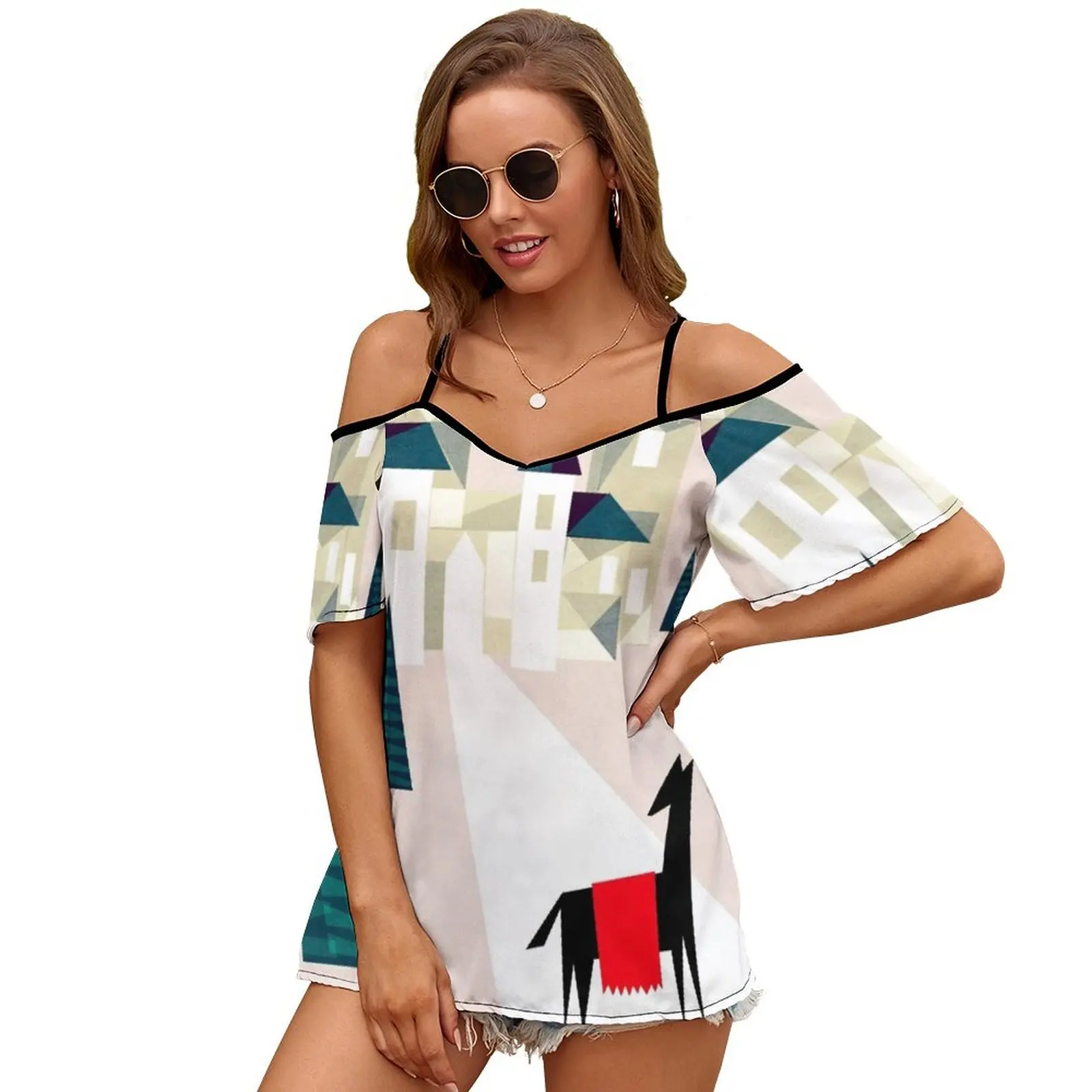 And His Castle 2297 Women Print T Shirt Casual Off Shoulder Loose Pullover Tops Fashion Clothes Horse Castle Trees
And His Castle 2297 Women Print T Shirt Casual Off Shoulder Loose Pullover Tops Fashion Clothes Horse Castle Trees