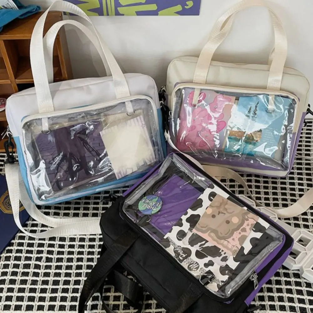 Badge Ita Bag Cotton Doll Bag Shoulder Bag Large Capacity Transparent Pocket Itabag Cross Body Contrast Color Anime Expo Ita Bag
Badge Ita Bag Cotton Doll Bag Shoulder Bag Large Capacity Transparent Pocket Itabag Cross Body Contrast Color Anime Expo Ita Bag