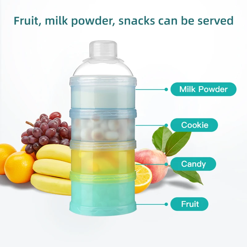 Baby Feeding Portable 4 Layer Milk Powder Storage Box Fruit Snacks Candy Food Container BHL1332-FRO
Baby Feeding Portable 4 Layer Milk Powder Storage Box Fruit Snacks Candy Food Container BHL1332-FRO