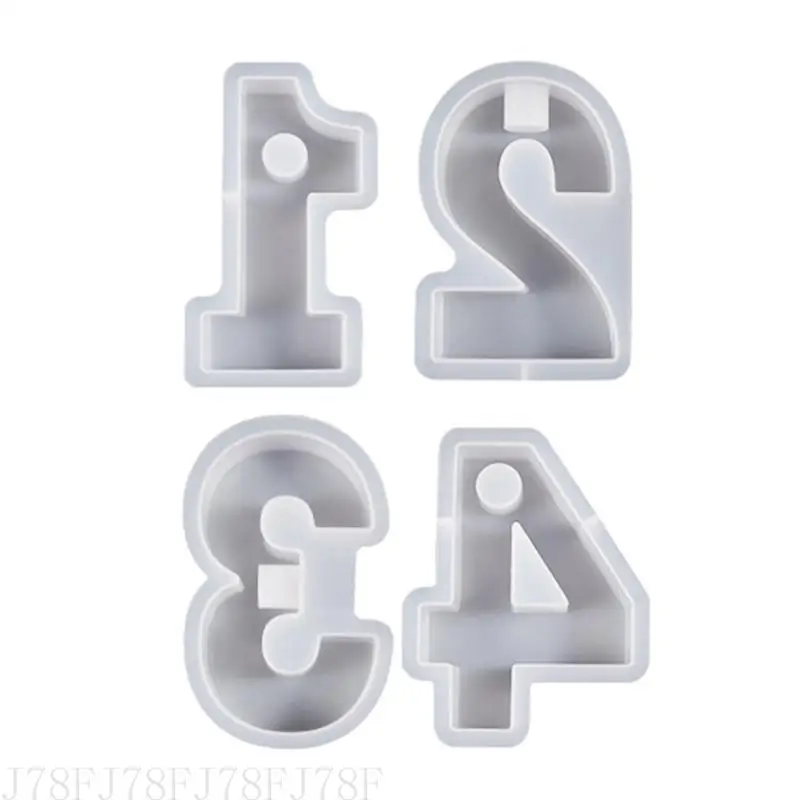 J78F 1-4 Numbers DIY Silicone Mold Chocolate Holder Molds for Cake Party Decoration Crystal Epoxy Resin Mould
J78F 1-4 Numbers DIY Silicone Mold Chocolate Holder Molds for Cake Party Decoration Crystal Epoxy Resin Mould