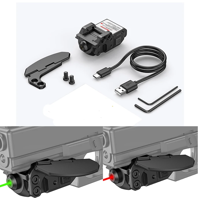 CVLIFE Low Profile Laser Sight Rechargeable Compact Red / Green Laser Beam Sights Compatible with 21MM Picatinny Rail for Huntin
CVLIFE Low Profile Laser Sight Rechargeable Compact Red / Green Laser Beam Sights Compatible with 21MM Picatinny Rail for Huntin