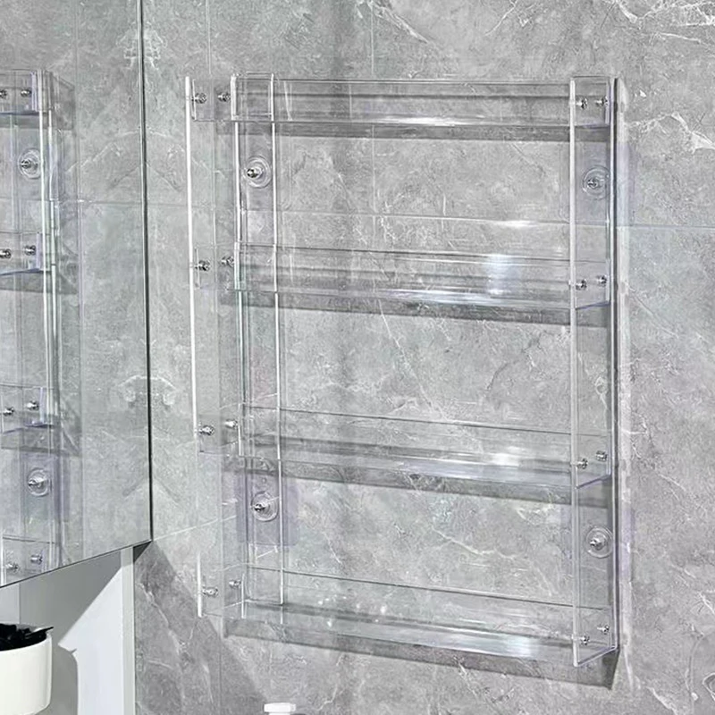 Acrylic Storage Shelf Wall Mounted Bathroom Cosmetic Perfume Nail Polish Storage Rack Display Rack Bathroom Organizers
Acrylic Storage Shelf Wall Mounted Bathroom Cosmetic Perfume Nail Polish Storage Rack Display Rack Bathroom Organizers