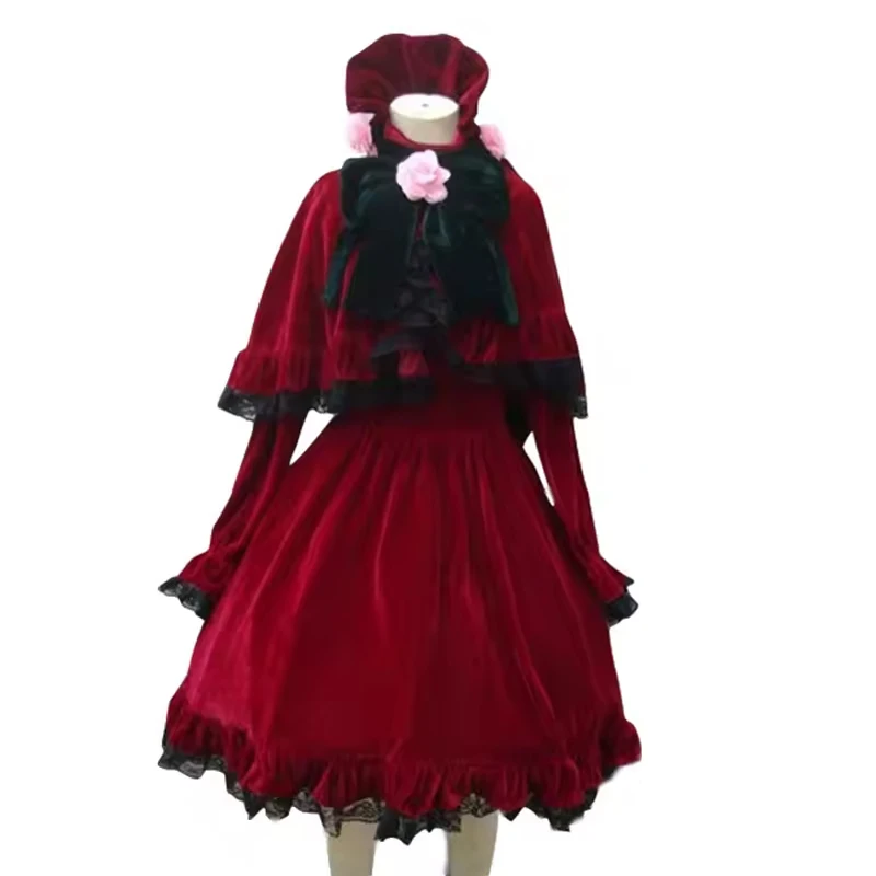 Reiner Rubin Anime Pure Ruby Cosplay Shinku Red Dress Halloween Costume Customized
Reiner Rubin Anime Pure Ruby Cosplay Shinku Red Dress Halloween Costume Customized