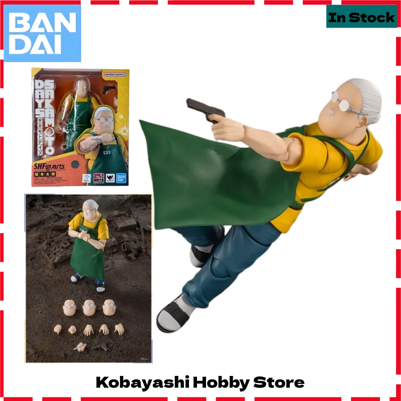 Bandai Genuine SHF Sakamoto Taro Sakamoto Days Action Figure Joint Mobility Collectible Model Toys Ornaments Gift for Kids
Bandai Genuine SHF Sakamoto Taro Sakamoto Days Action Figure Joint Mobility Collectible Model Toys Ornaments Gift for Kids