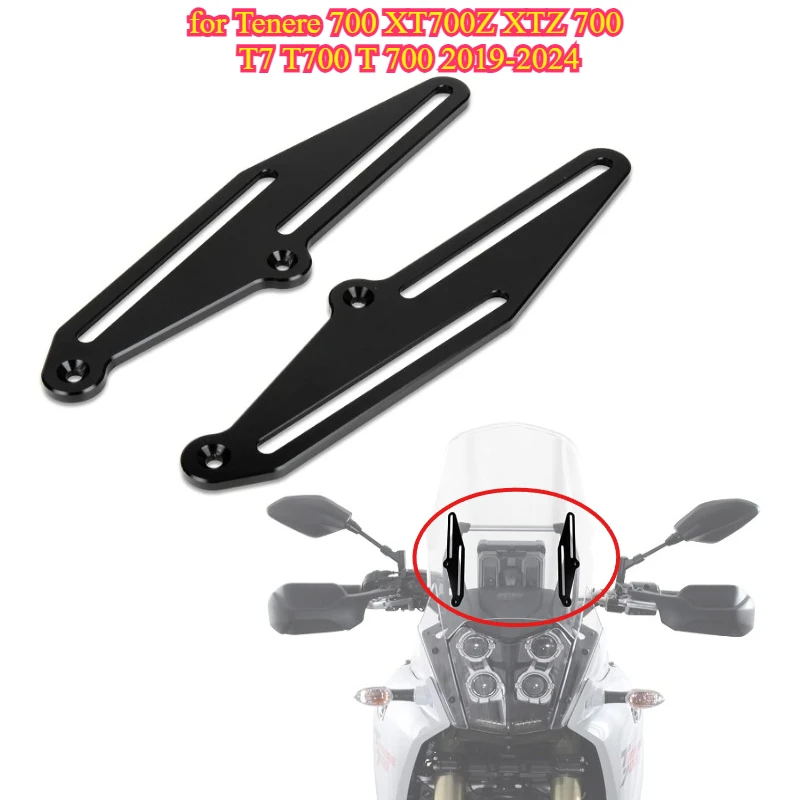 Комплекты держателей для лобового стекла мотоцикла для Tenere 700 XT700Z XTZ 700 T7 T700 T 700 2019-2024 100 мм, 4 дюйма, регулировка высоты
Комплекты держателей для лобового стекла мотоцикла для Tenere 700 XT700Z XTZ 700 T7 T700 T 700 2019-2024 100 мм, 4 дюйма, регулировка высоты